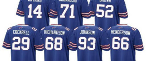 buffalo bills jersey history