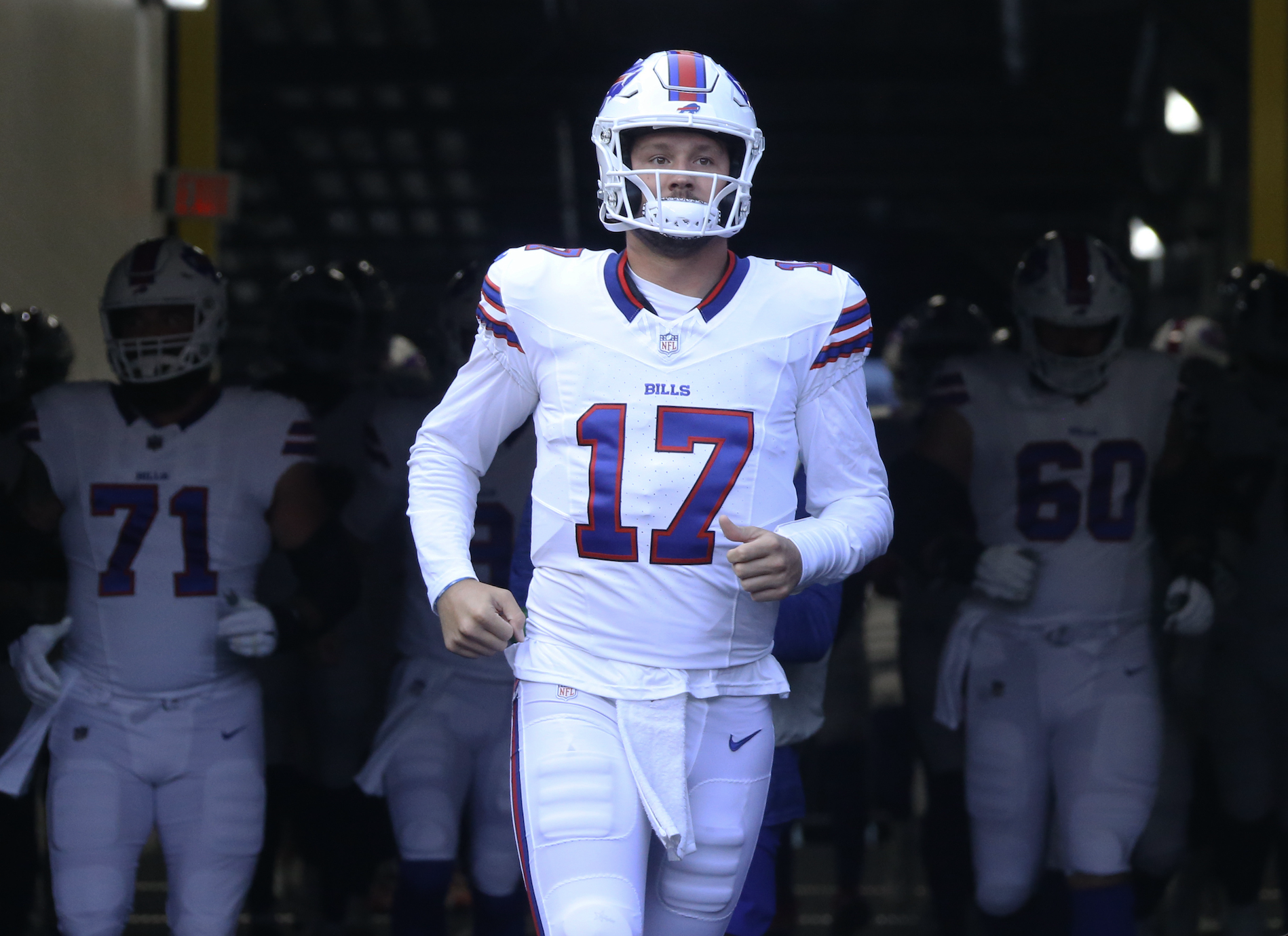 Bills QB Josh Allen Reacts to Buffalo's R1 Pick, Kaiir Elam