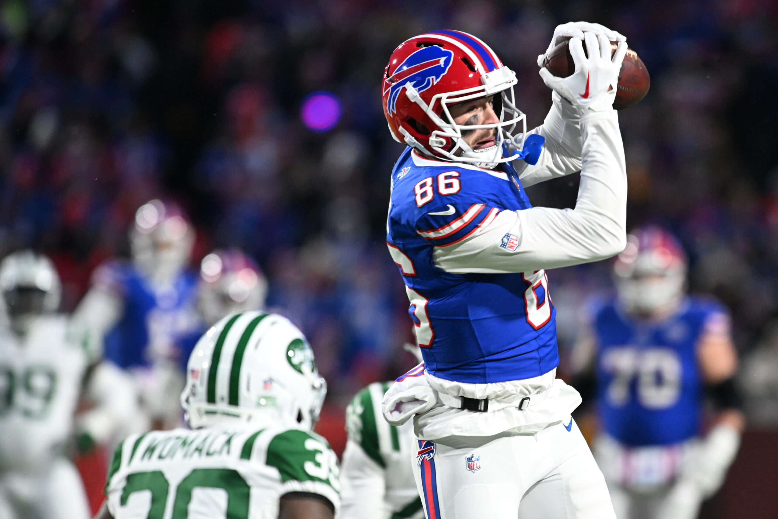GM Beane, Bills walking ‘fine line’ with TE Dalton Kincaid’s knee issues